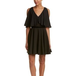 Jay x Jay Godfrey Black A Line V Neck Dress 12